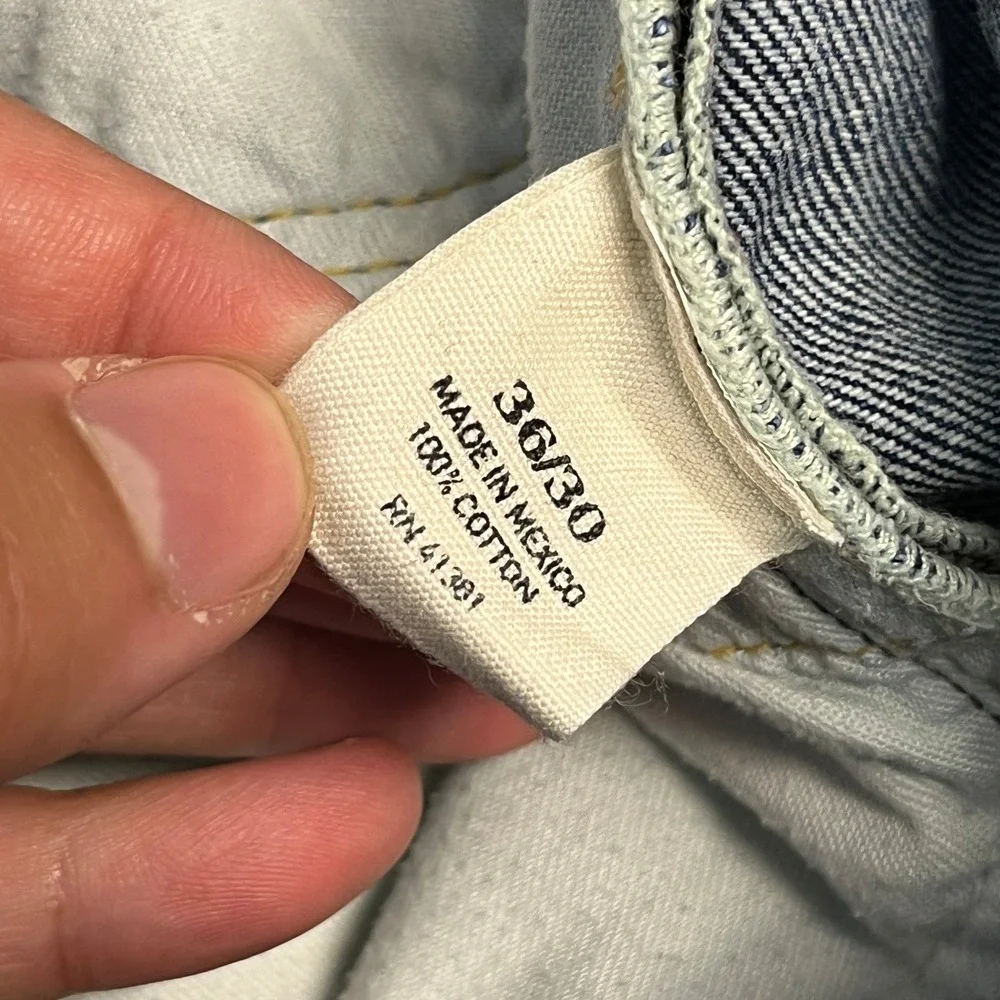 Vintage Polo Ralph Lauren Hampton Straight Jeans Mens 36x30 Blue Denim Western